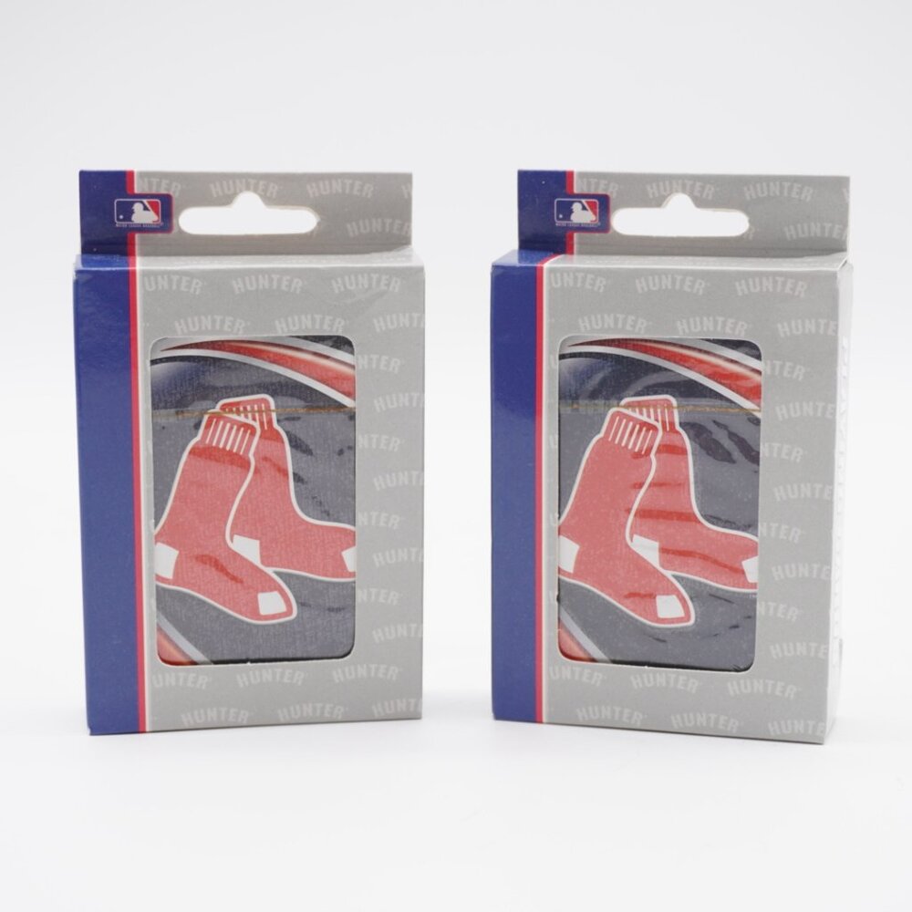 2 Sealed Playing Card Decks  Boston Red Sox